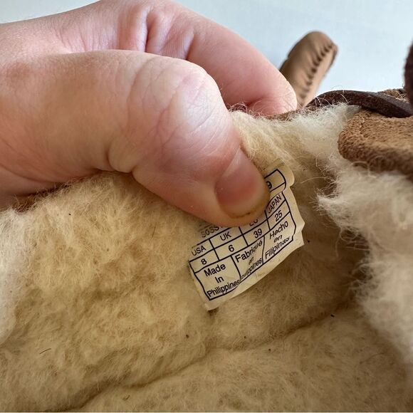 Ugg Dakota Chestnut Wool Lined Suede Slippers - Picture 10 of 10